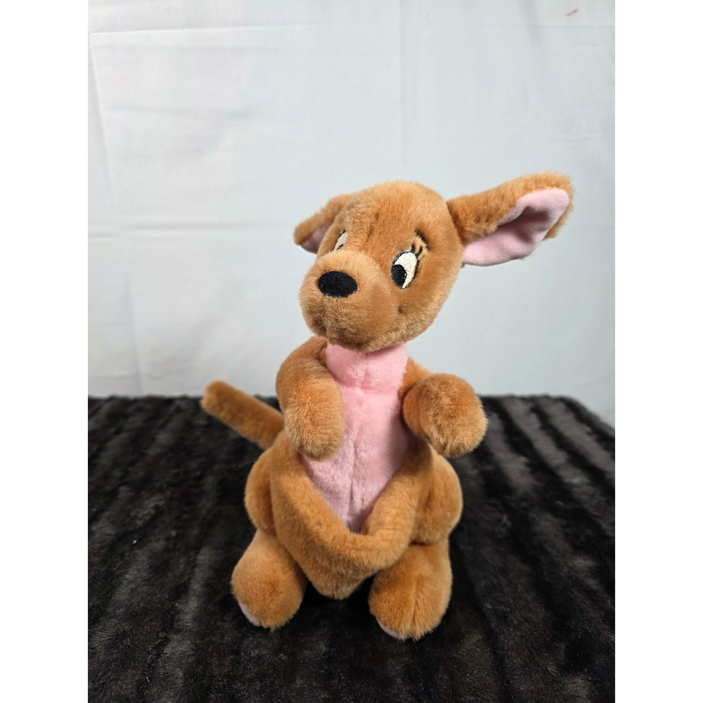 Disney Parks Kanga Plush Winnie the Pooh Stuffed Animal Pouch Vintage